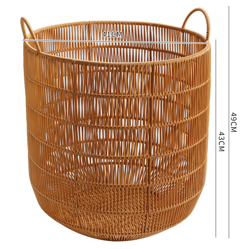 Woven Storage Basket with Handles Kalsten