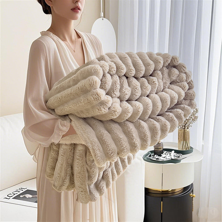 Women Luxury Fleece Blanket Kalsten