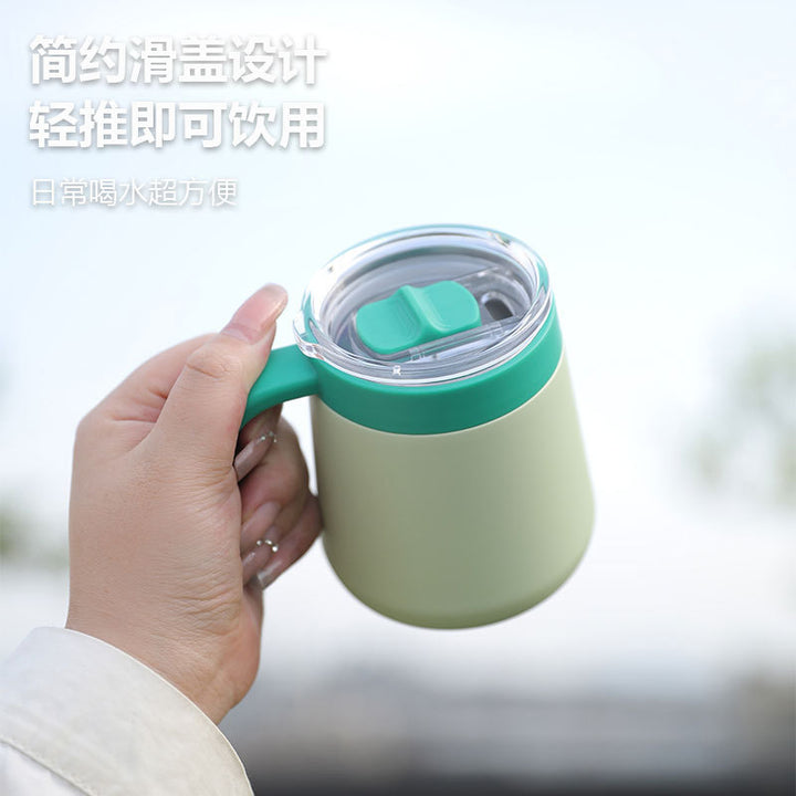 Ladies insulated mug with non-slip grip and leak-proof lid Kalsten