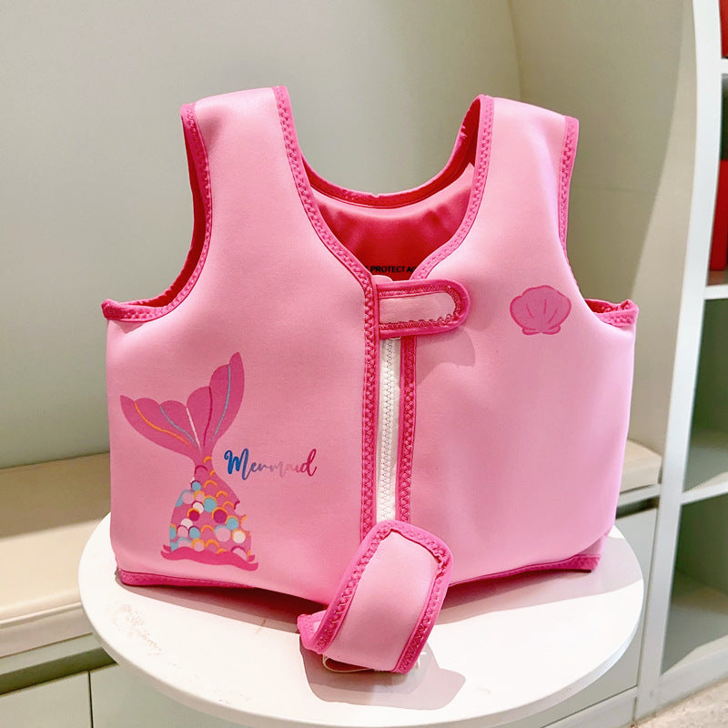 Mermaid-Themed Swim Safety Vest Kalsten
