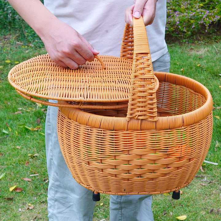 Elegant Woven Storage Basket Kalsten