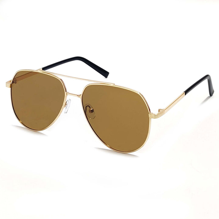 Men's fashion pilot sunglasses with contrasting lenses Kalsten
