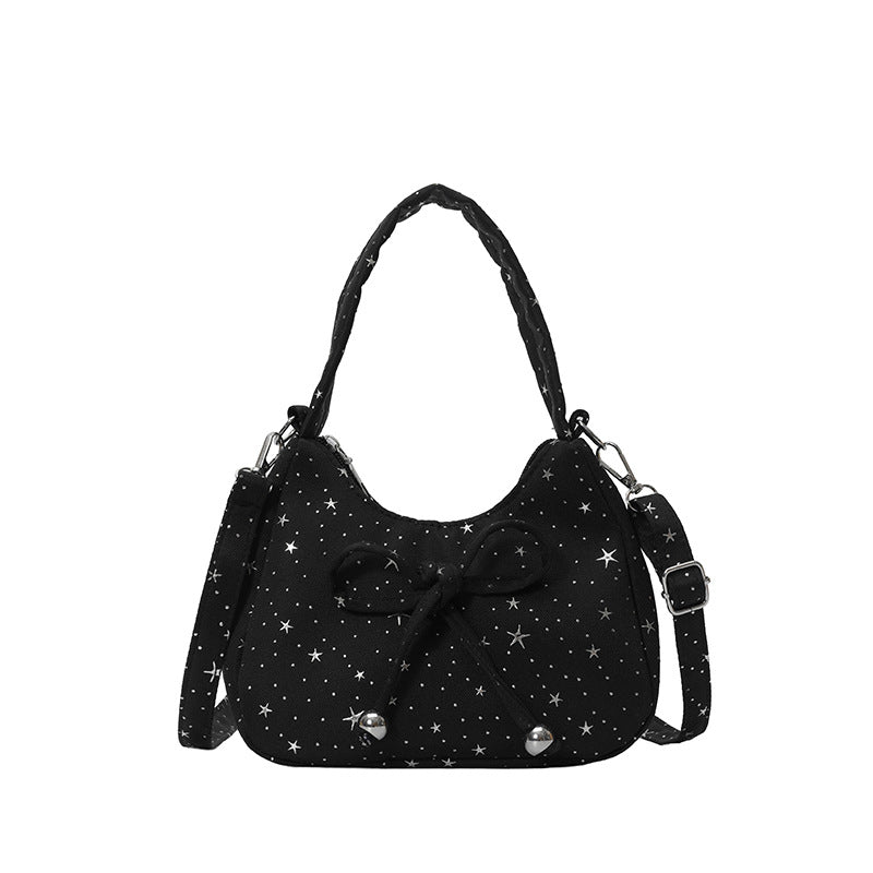 WoDecorative Star-Patterned Hobo Bag Kalsten