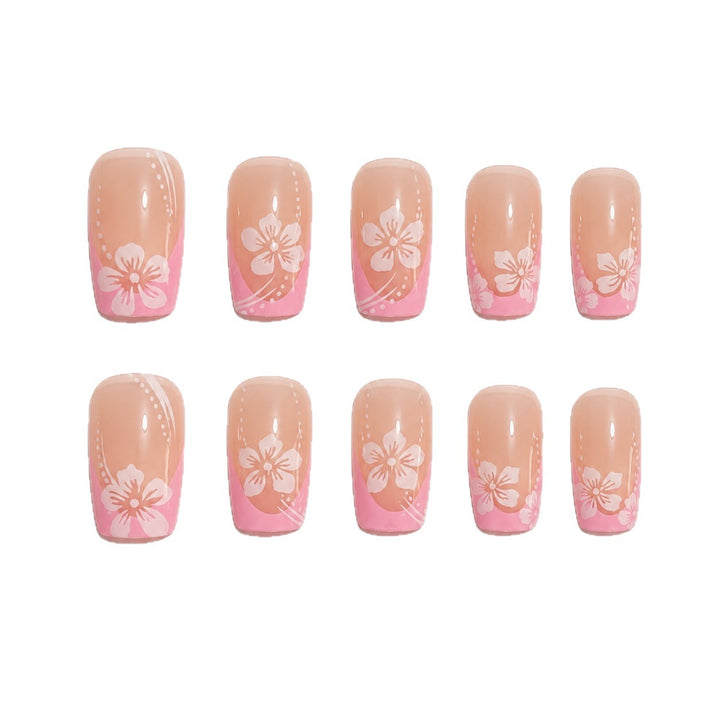 Floral Patterned Press-On Nail Set Kalsten 1787395178