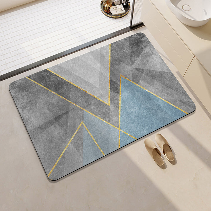 Playful Cat-Themed Bath Rug Kalsten