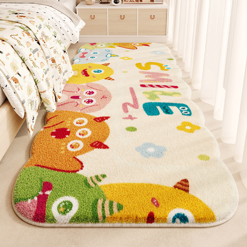 Cute Cartoon Monster Area Rug for Home