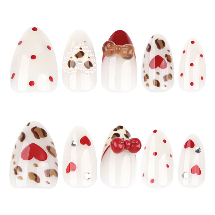 Creative Nail Art with Heart and Cookie Design Kalsten