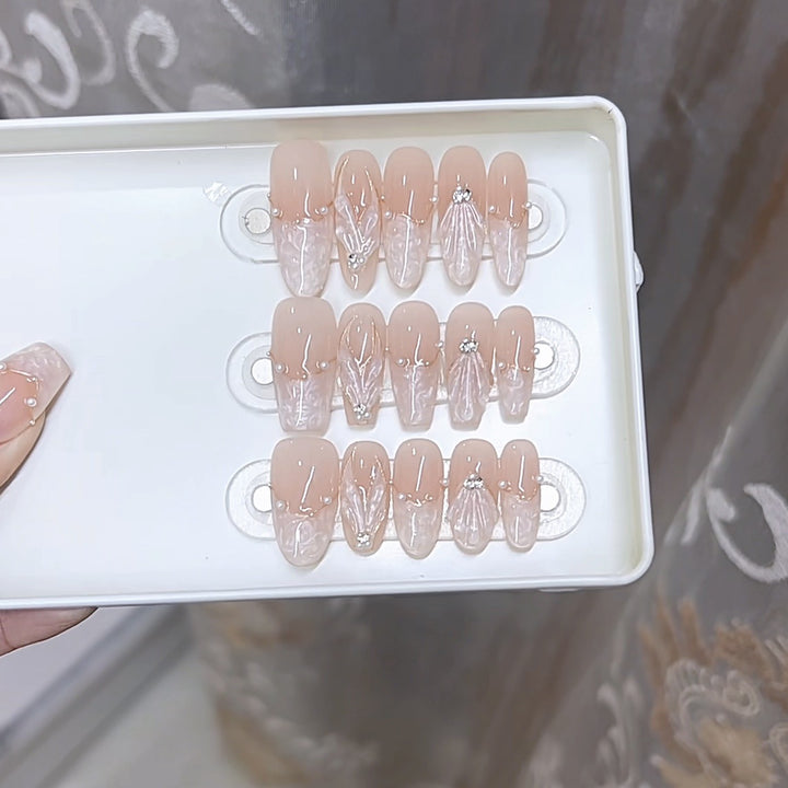 Premium Gel Press-On Nail Set Kalsten