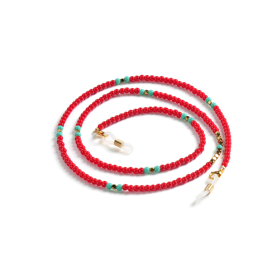 Multi-Strand Beaded Eyewear Chain Kalsten