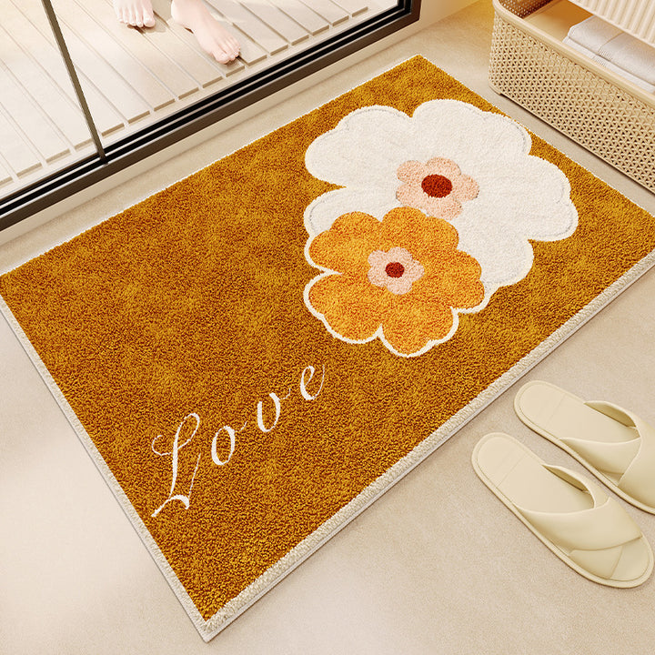 Soft Textured Bathroom Rug Kalsten