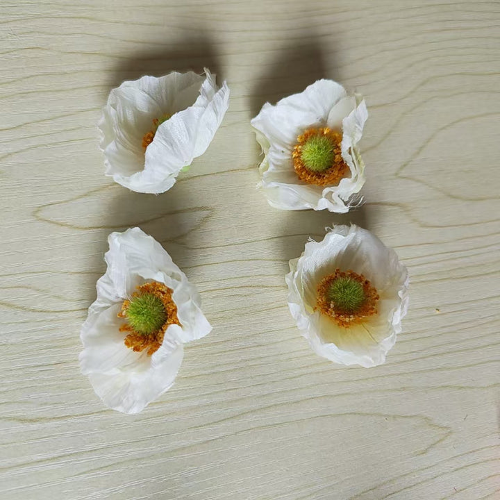 Realistic Silk Flower Embellishments
