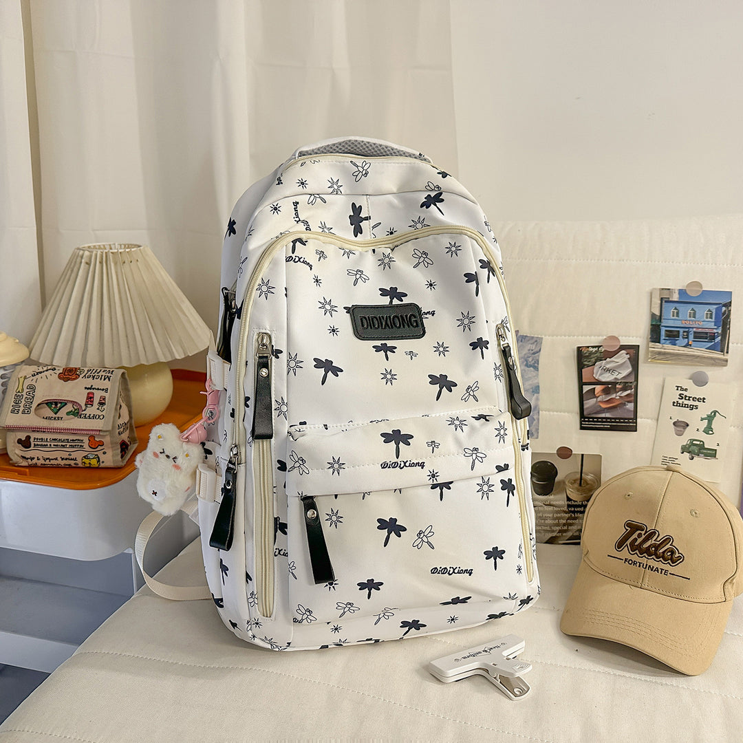 Stylish Floral Patterned Backpack