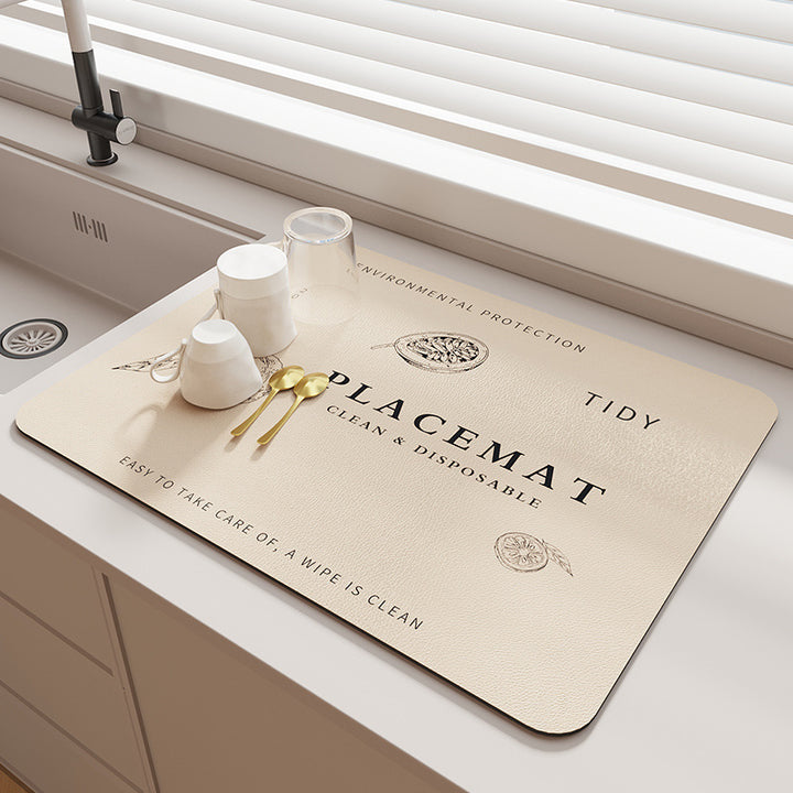 Floral-Patterned Kitchen Placemats