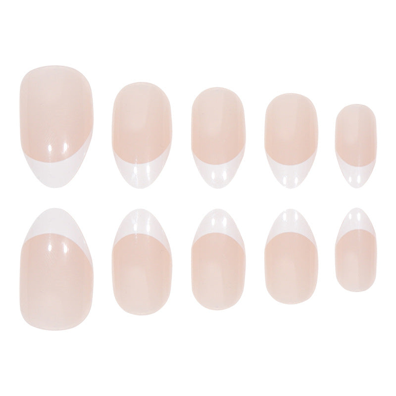 Elegant Stiletto Press-On Nails with French Tips Kalsten