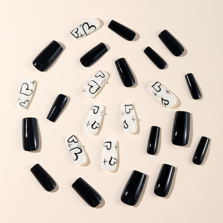 Artistic Heart Design Nail Art Kalsten