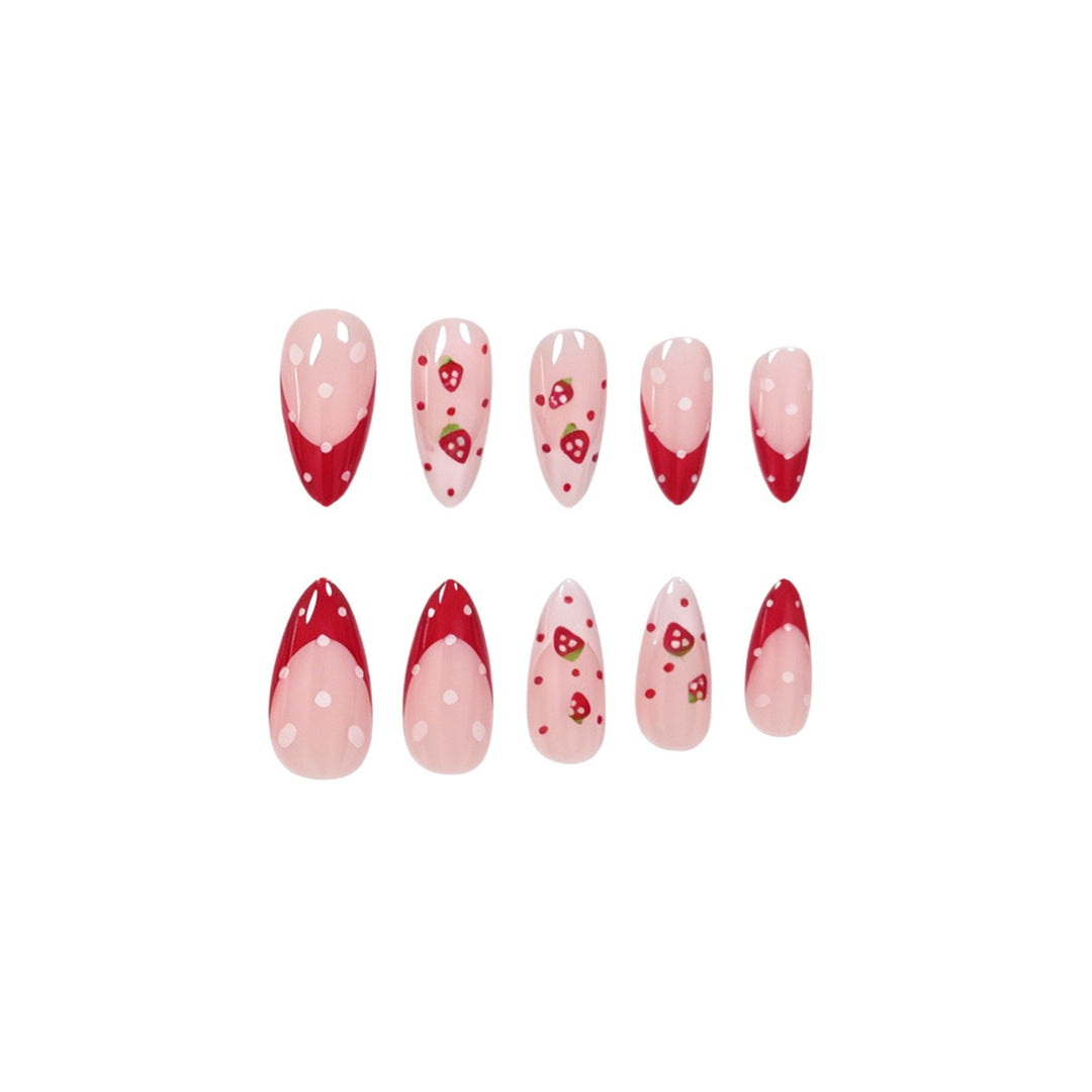 Stylish Almond-Shaped Nail Enhancements Kalsten