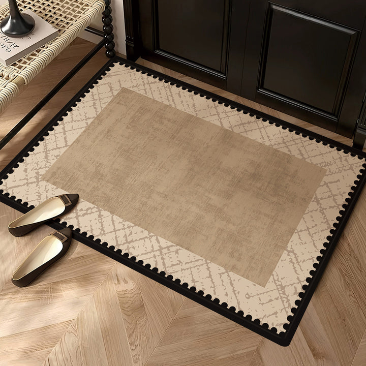 Decorative Scalloped Accent Rug