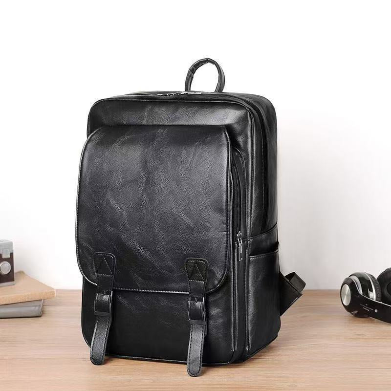 Leather Laptop Backpack Kalsten