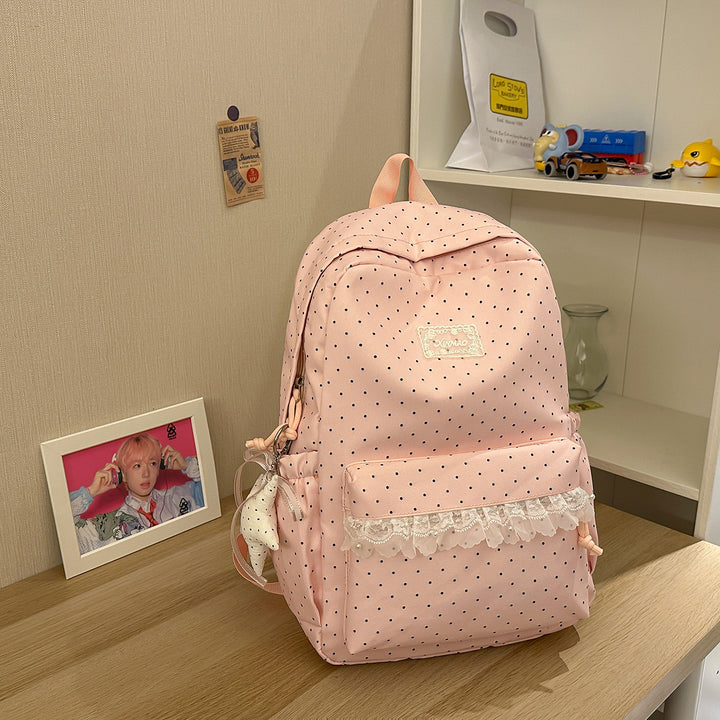 Cute Polka Dot Casual Backpack Kalsten