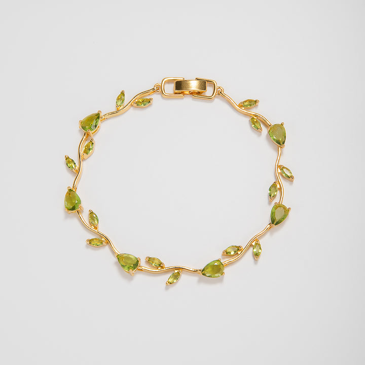Elegant Floral Design Statement Bracelet Kalsten