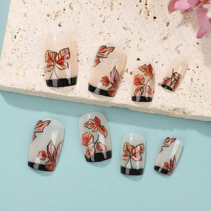 Artificial nails in artistic floral design Kalsten