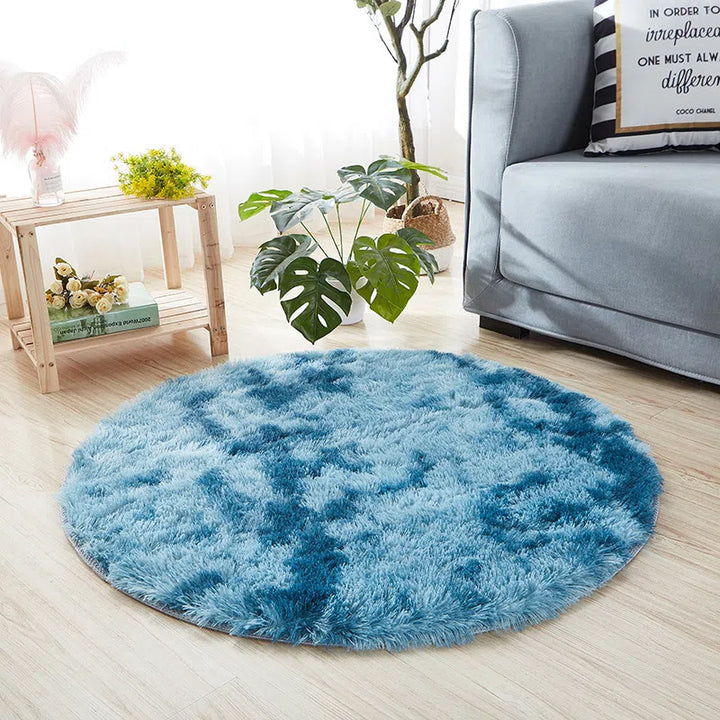 Plush Circular Area Rug Kalsten