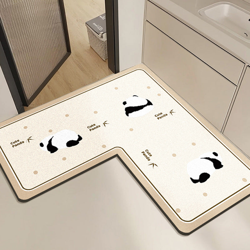 Cute Rabbit Print Bath Mat Kalsten