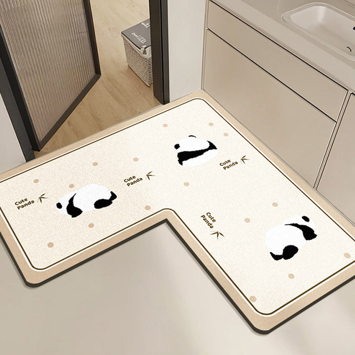 Cute Rabbit Print Bath Mat Kalsten