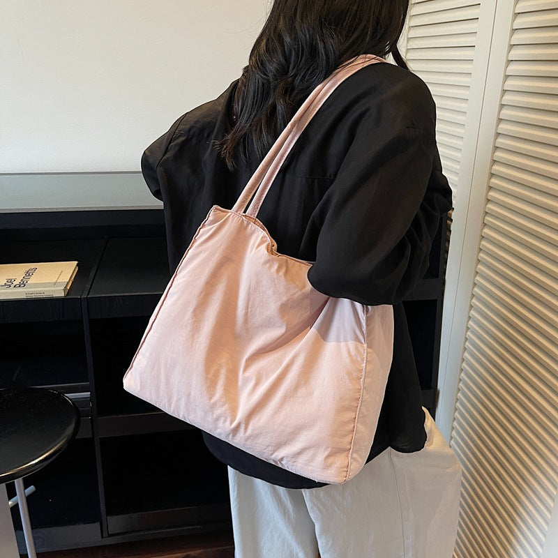 Casual Quilted Shoulder Tote