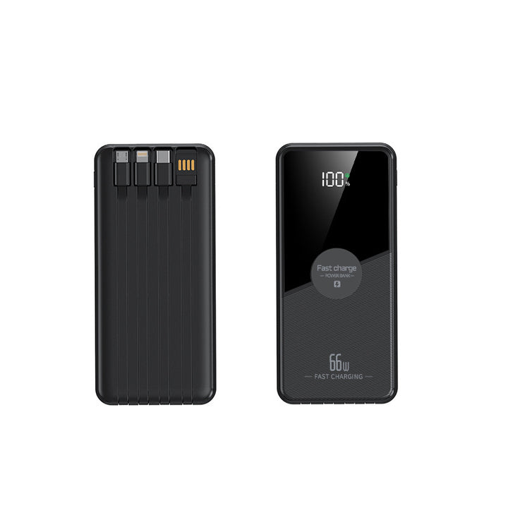 Multifunctional fast charging power bank with integrated cables Kalsten
