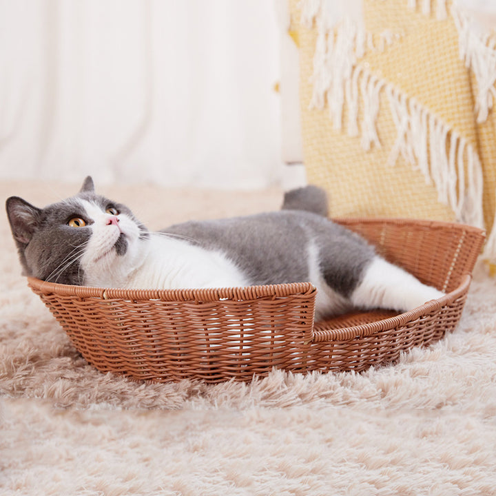 Rattan Cat Bed Kalsten