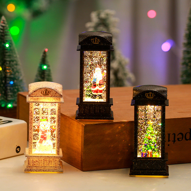 Nostalgic Christmas lantern with moving scenes Kalsten