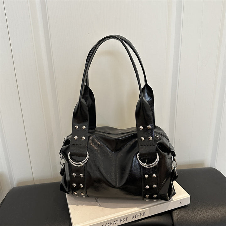 Studded Structured Handbag