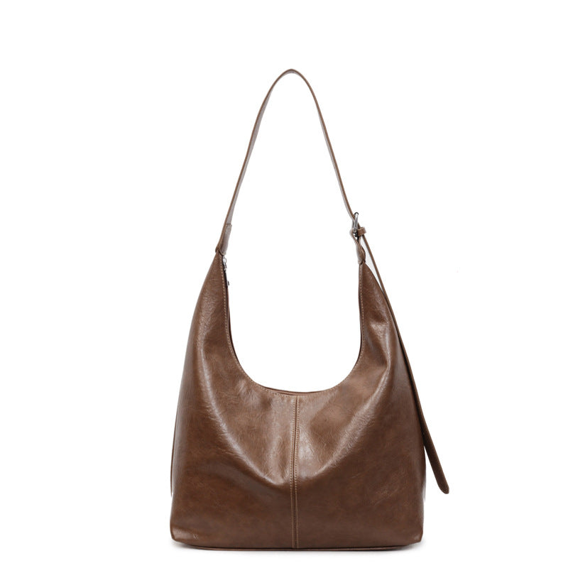 Premium Leather Slouchy Handbag Kalsten