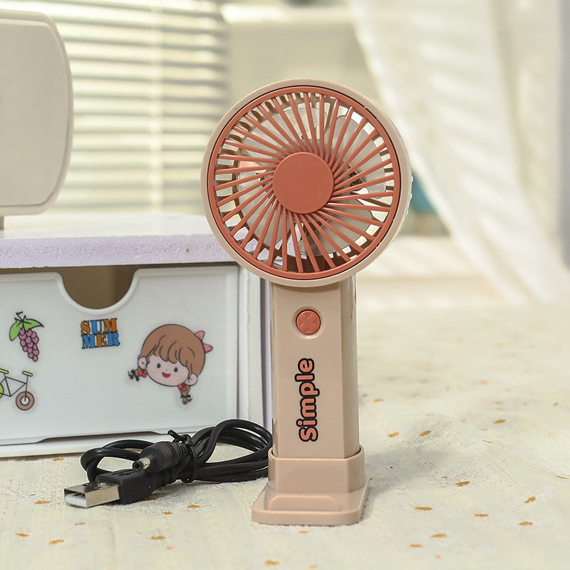 Women Portable Hand Fan with Rechargeable USB Port and Lightweight Construction Kalsten