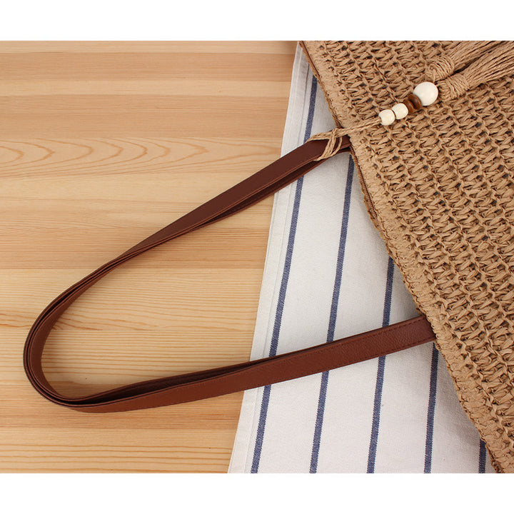 Handcrafted Beach Bag with Adjustable Straps Kalsten