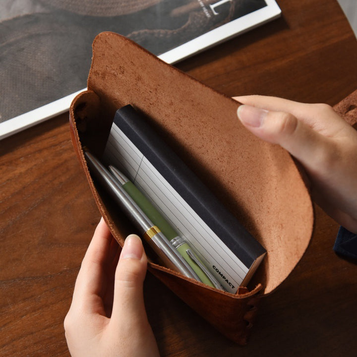 Stylish Leather Pencil Case Kalsten