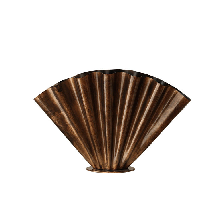 Modern Artistic Metal Floral Vase