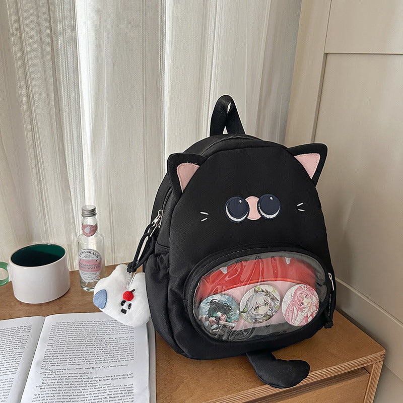Cute Cat-Themed Mini Backpack