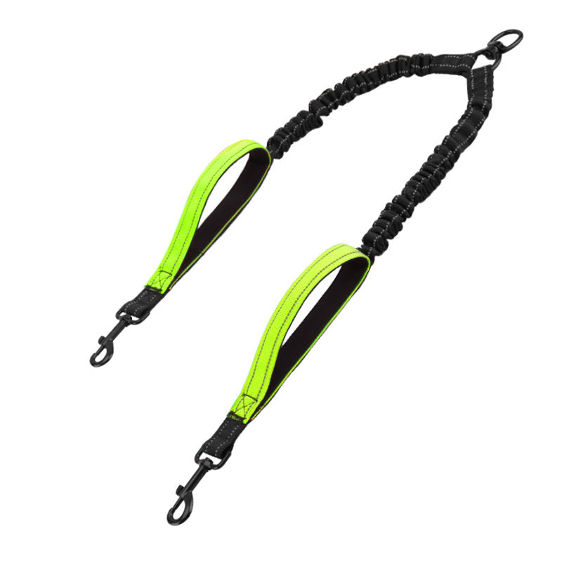 Bungee Dog Leash with Dual Handles