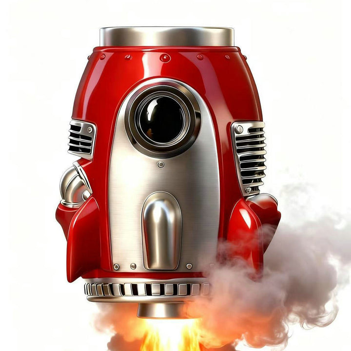 Creative Retro Rocket Coffee Mug Kalsten