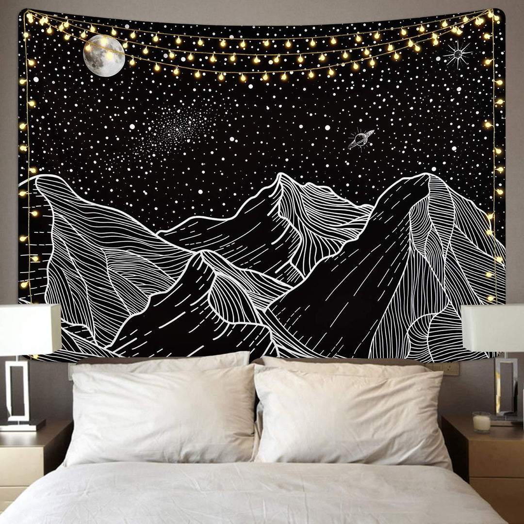 Celestial Mountains Wall Tapestry