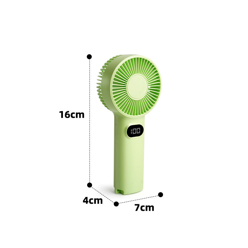 Ladies portable mini fan with digital display and 100 speed levels Kalsten