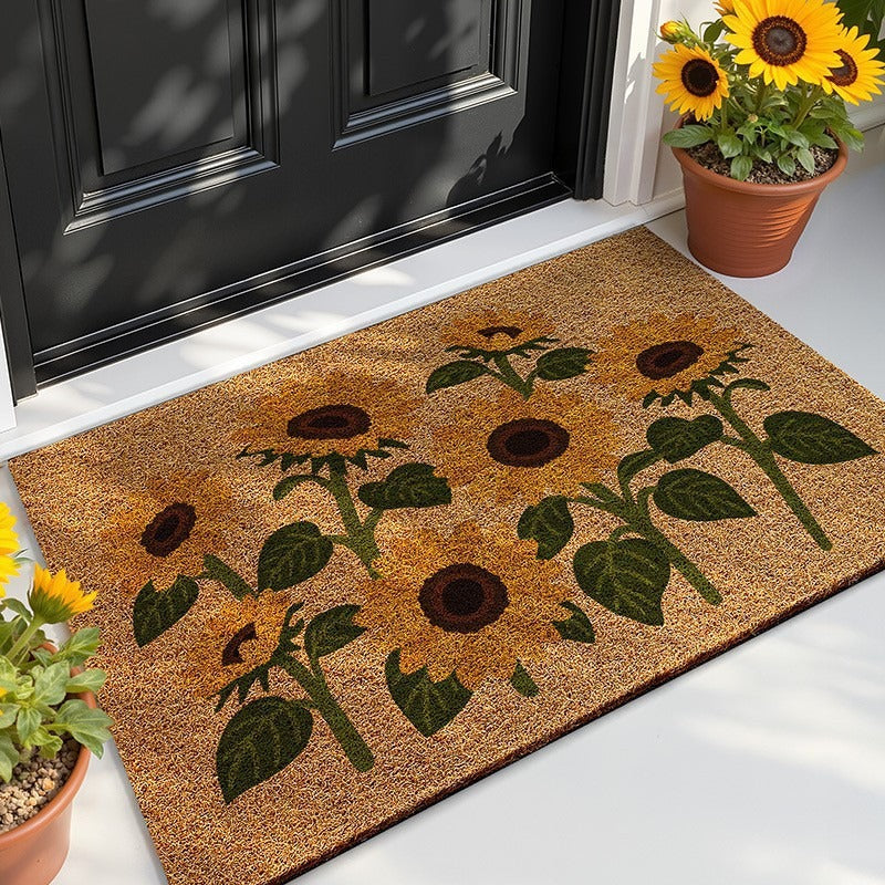 Tropical Leaf Design Outdoor Doormat Kalsten
