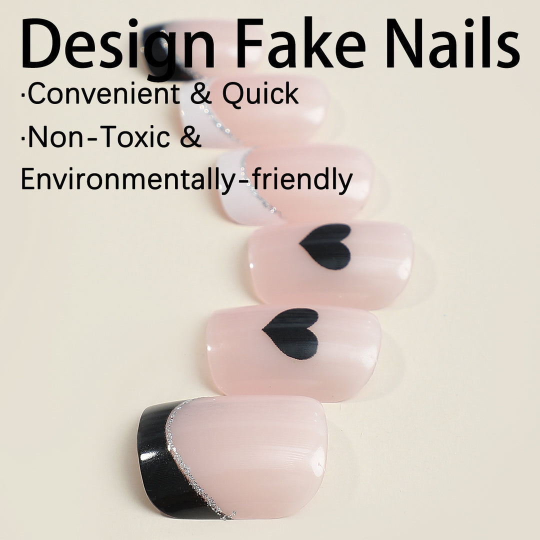 Creative Nail Art Set with Cute Heart Design Kalsten