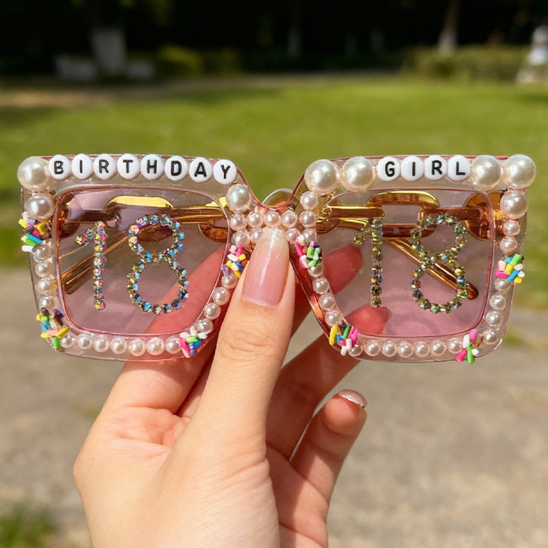 Birthday Celebration Themed Sunglasses Kalsten
