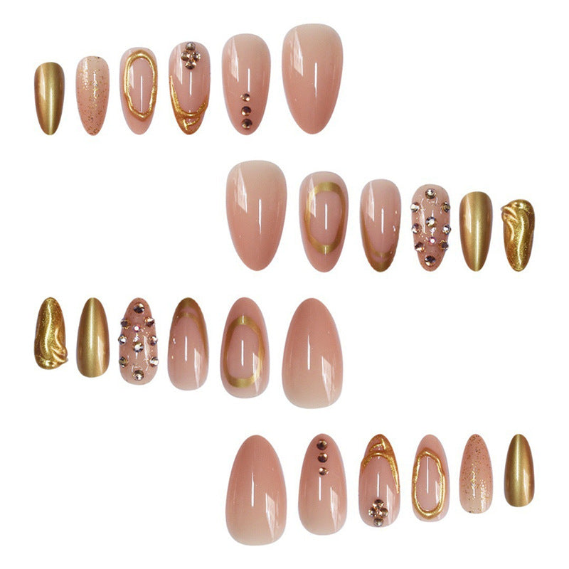 Glamorous 3D Decorative Press-On Nails Kalsten