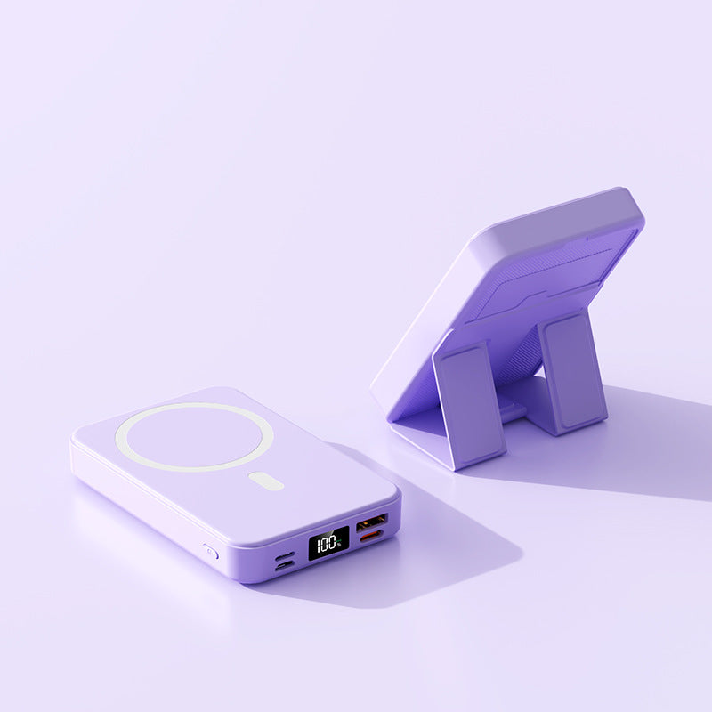 Portable Magsafe Powerbank with Integrated Stand and Digital Display Kalsten