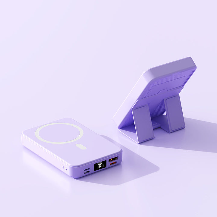 Portable Magsafe Powerbank with Integrated Stand and Digital Display Kalsten