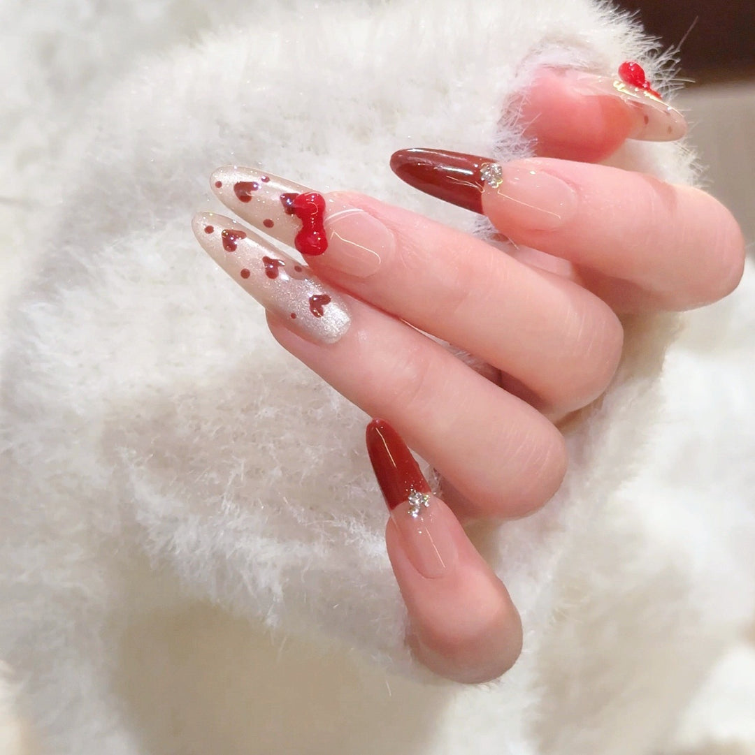 Artistic Press-On Nail Set Kalsten